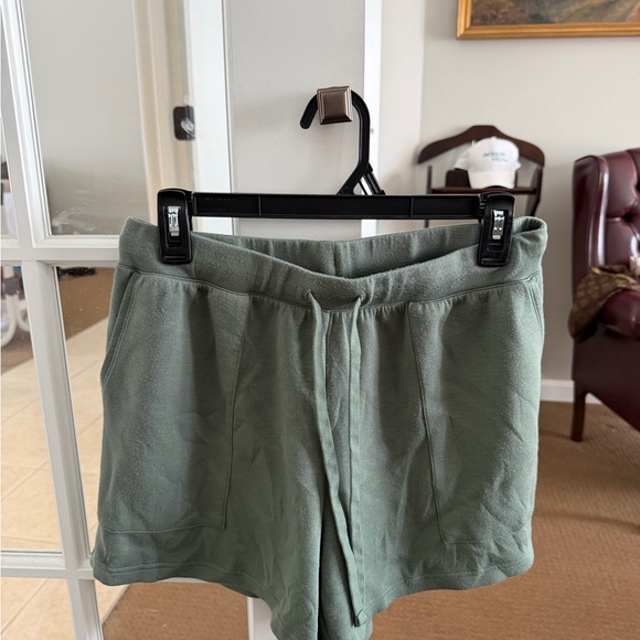 Pants - Sage Green Women's Athletic Shorts